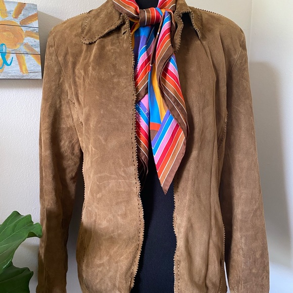 Suede Leather Jacket 🧥 - Picture 2 of 11